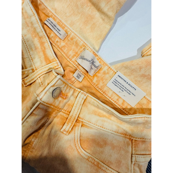 Universal Thread High-Rise Curvy Skinny Jeans | Women’s Size 2/26R | Orange Acid - Picture 5 of 7